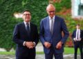 Burnham Pushes Closer UK-Germany Security Ties 8 Prime Minister Andy Burnham and German Chancellor Friedrich Merz