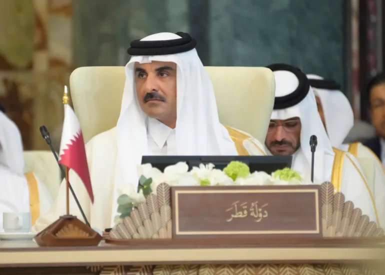 Qatar's Emir Vows Economic Resilience Amid Regional Crisis 2 AP25137379901508 1747485862