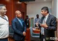 Protect Ghanaians' Dignity At Visa Centres, Ablakwa Tells Embassies 10 Ablakwa speaks with officials at a visa application centre during the tour. He will present his findings to heads of mission in the coming days. Photo: Ministry of Foreign Affairs