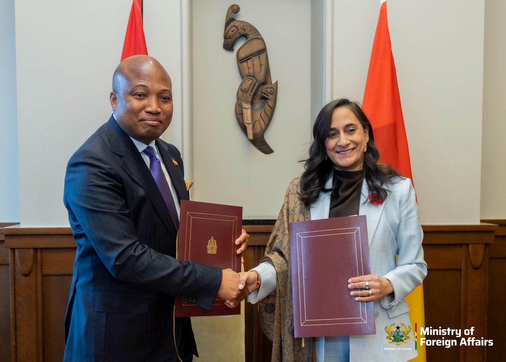 Foreign Affairs Minister Samuel Okudzeto Ablakwa and his Canadian counterpart, Anita Anand, exchange commitments to advance economic cooperation and strengthen the longstanding partnership between Ghana and Canada.