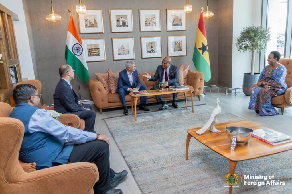 Analyst Warns Ghana Against Shifting Dependence From West To East 2 Ablakwa with India FM 2 1