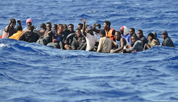 African migrants journeying to Europe
