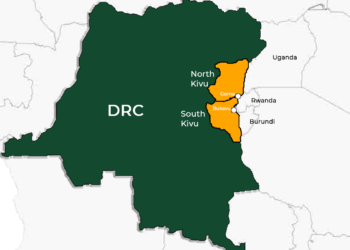 DR Congo on Map