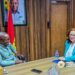 Minister for Energy and Green Transition Dr John Abdulai Jinapor and Italy’s Ambassador to Ghana, H.E. Laura Ranalli