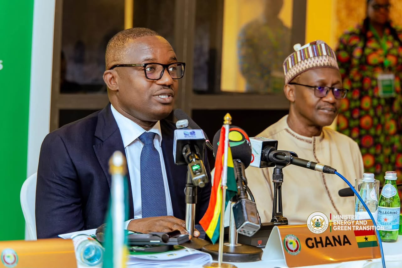 Minister for Energy and Green Transition, Dr John Abdulai Jinapor at the ECOWAS Meeting