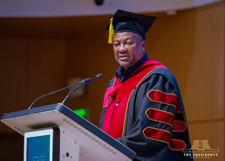 Mahama Signals Nuclear, Solar Cooperation With Russia 1 President John Dramani Mahama at RUDN in Moscow