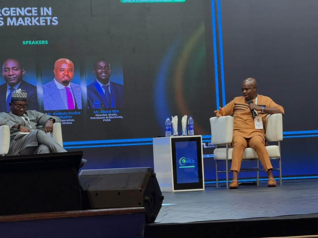 Godwin Tameklo, NPA CEO, speaking at OTL 2026