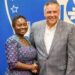 Ms Margaret Ansei with an Official of Columbus Ohio of the Professional Deployment Recruitment