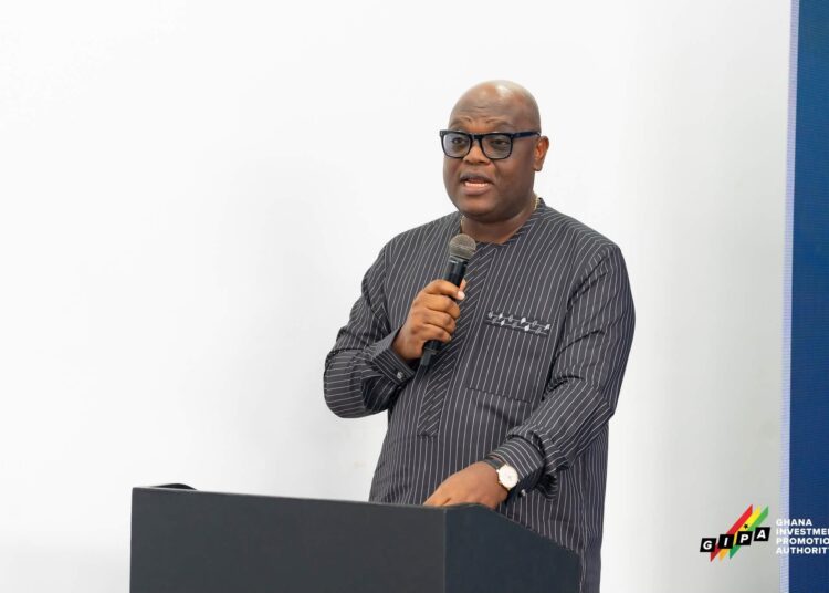 GIPA Highlights Emerging Investment Opportunities Across Ghana 1 The CEO of GIPA, Mr. Simon Madjie Giving Highlights on Emerging Investmnt Opportunity Across Ghana
