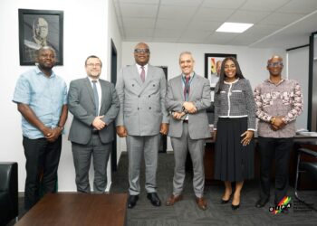 The CEO of GIPA, Mr. Simon Madjie Engaging Societe Generale Ghana on Morocco Investment Opportunities
