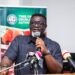 The CEO of TCDA, Dr. Andy Osei Okrah Addressing Stakeholders at the Third National Stakeholders Engagement at Wa