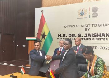 The Memorandum of Understanding (MoU) signed by Prof. Paul Pinnock Bosu, Director-General of the Council for Scientific and Industrial Research (CSIR), and Shri Sevala Naik Mude, of India