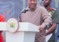 Nestlé Expansion Advances Ghana’s 24-Hour Economy 10 President John Dramani Addressing Stakeholders and the Media at the Expansion of the Nestle Factory at Tema in Accra