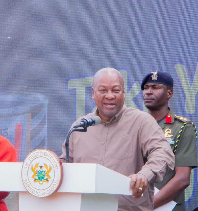 President John Dramani Addressing Stakeholders and the Media at the Expansion of the Nestle Factory at Tema in Accra