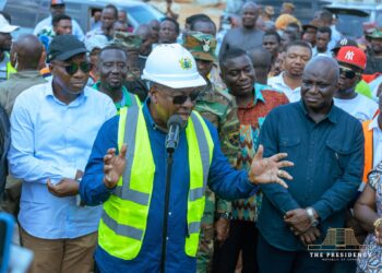 President John Dramani Mahama Inspecting the Bechem Poultry Processing Factory
