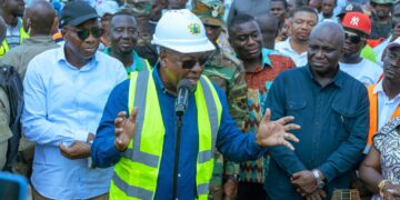President John Dramani Mahama Inspecting the Bechem Poultry Processing Factory