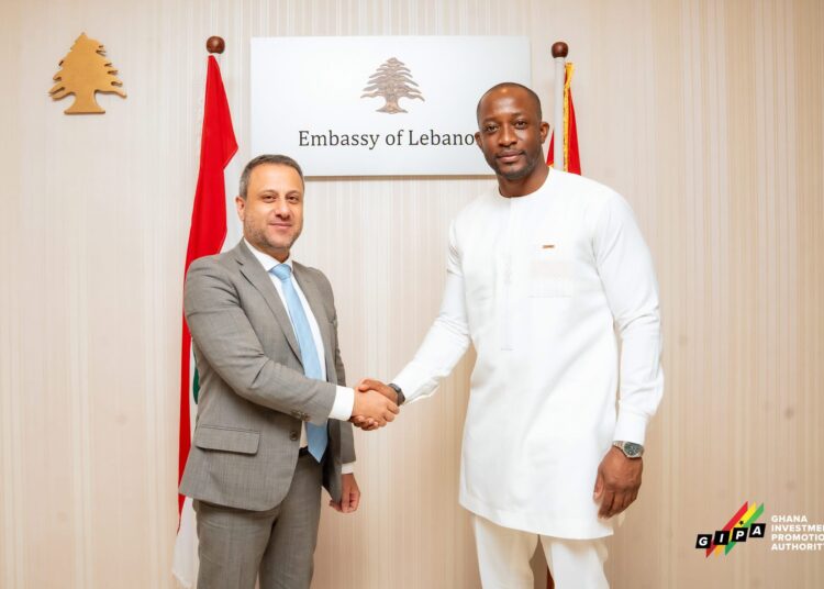 GIPA Courts Lebanese Investors for Ghana 1 The Deputy CEO of GIPA, Mr. Abdul Razak Baba and the Lebanon Ambassador to Ghana, H.E Fouad Khazzaka