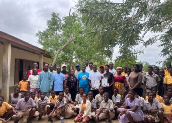 Fish and Feed Rewards Two BECE Stars 7 Dr. Naga Murali, CEO of Fish and Feed Limited Supports to Two BECE Graduate at South Tongu in the Volta Region