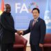 Ghana –FAO Deepen Agrifood Cooperation 14 Hon, Eric Opoku, Ghana's Minister for Food and Agriculture and the FAO Director -General, Dr. Qu Dongyu in Rome Italy