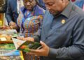 H.E President Mahama, Mimister for Trade, Agribusiness and Industry together with Minister for Foreign Affairs, Hon. Samuel Ablakwa at the Africa Premier Business Forum