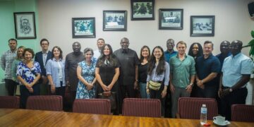 The Chief Executive Officer Dr. Randy Abbey, and representatives of Walmart/Clasen and Afrotropic Cocoa Processing Ltd. (ACPL)