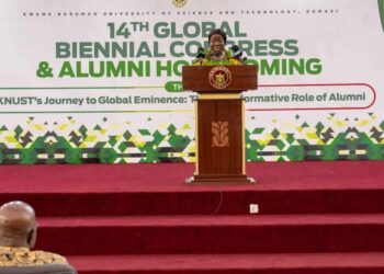 Hon. Elizabeth Ofosu-Adjare, at the 14th Biennial Congress and Alumni Homecoming