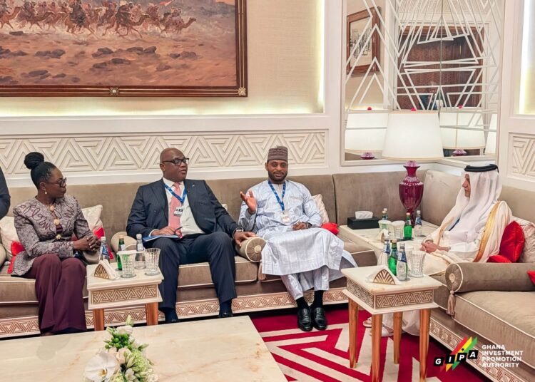 Ghana, Qatar Deepen Investment Cooperation 1 The C.E.O of GIPA in a Meeting with Executives of Chamber During the World Investment Summit