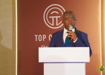 Deputy Minister for Trade, Agribusiness and Industry, Sampson Ahi at TOP CHARITY Change MAKERS Africa Business Mixer held in Accra.