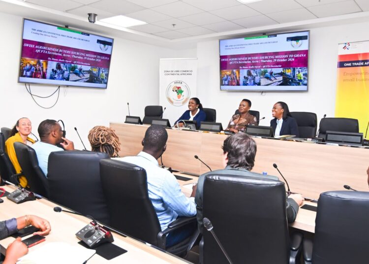 AfCFTA Connects Swiss Buyers to African Agribusiness 1 The Meeting Between African Continental Free Trade Area (AfCFTA) Secretariat and the International Trade Centre (ITC), to Promote African Agribusinesses