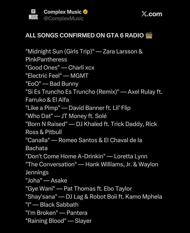 Pat Thomas Song Featured on Grand Theft Auto VI Radio 2 IMG 7963