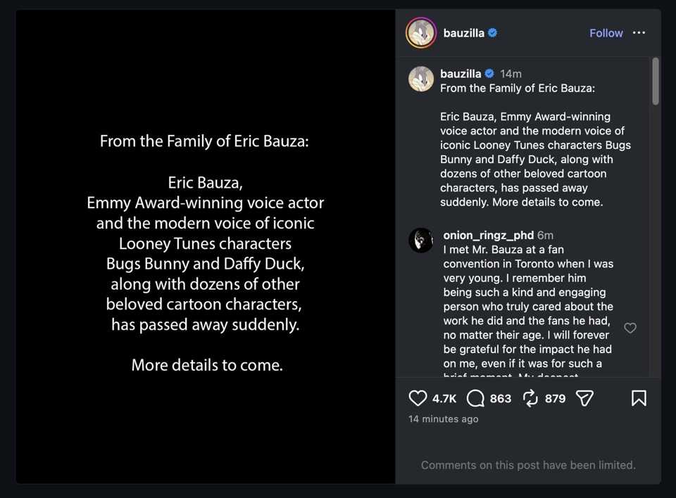 Emmy Winner Eric Bauza Dies at Age 46 2 IMG 8866