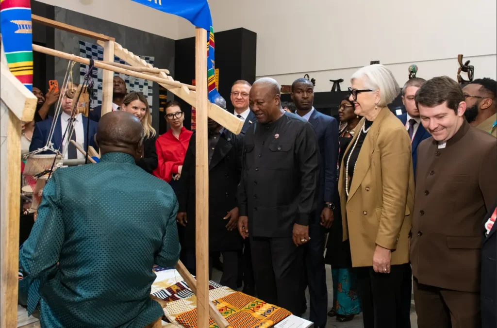 President Mahama Visits Ghana Kente Exhibition in Moscow 2 IMG 8958