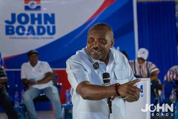 John Boadu, the newly elected National Chairman of the New Patriotic Party (NPP)