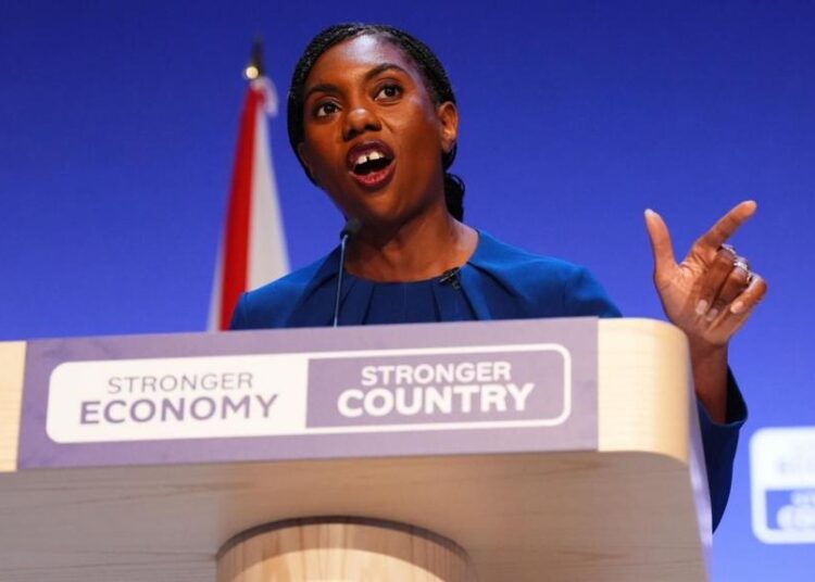 Badenoch Sets Out Conservative Vision for Britain 1 Kemi Badenoch addresses the Conservative Party conference