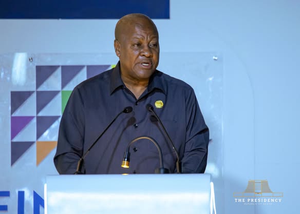Mahama Challenges Financiers, Regulators to Build Africa’s Health Sovereignty 5 President John Dramani Mahama addresses the Alamein Africa Forum in Egypt, calling for bold action to strengthen Africa’s health sovereignty.
