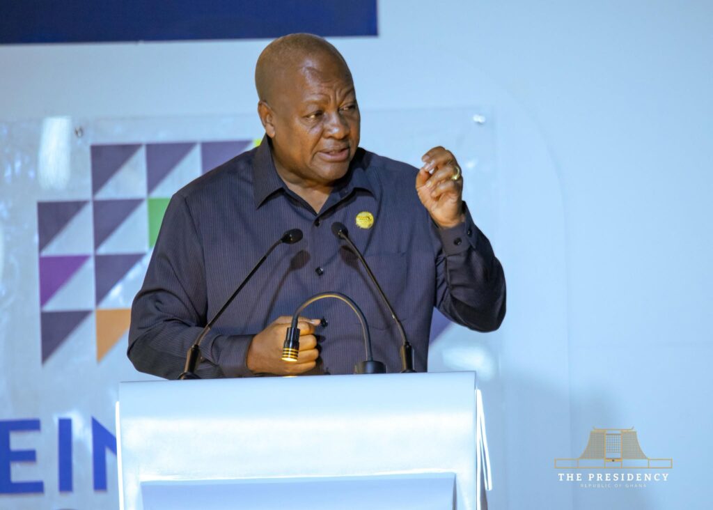 Mahama Challenges Financiers, Regulators to Build Africa’s Health Sovereignty 6 President John Dramani Mahama addresses the Alamein Africa Forum in Egypt, calling for bold action to strengthen Africa’s health sovereignty.
