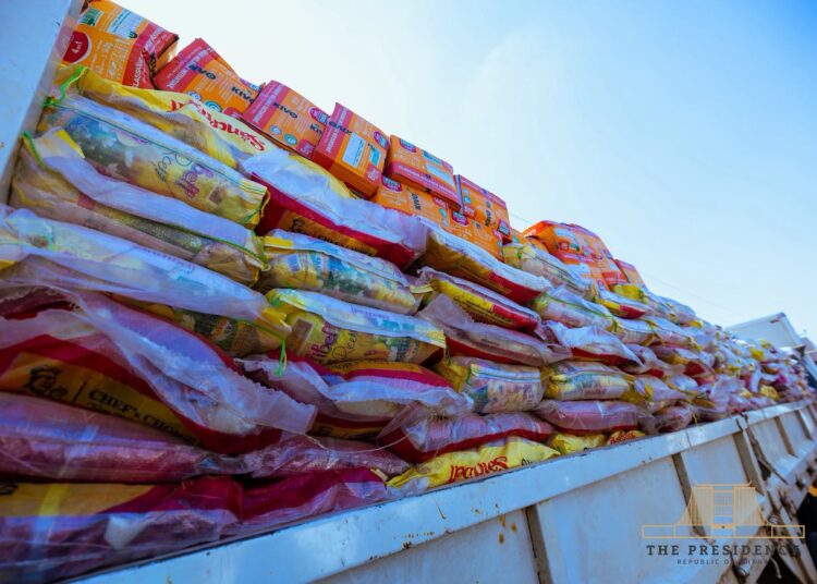 Residents of Hohoe receive relief support following flooding that submerged low-lying communities, particularly parts of Hohoe Zongo.