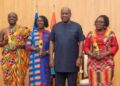 Mahama Charges New Ambassadors to Champion Ghana’s Interests 7 President John Dramani Mahama with the new four commissioned Envoys