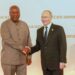 President John Dramani Mahama with President Vladmir Putin