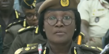 Mrs Patience Baffoe-Bonnie, Director-General for Ghana Prisons Service