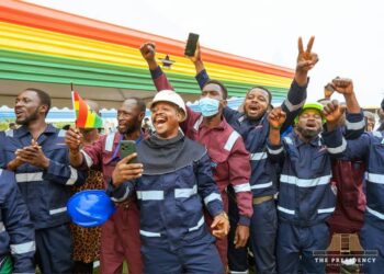 TOR Revival Creates More Than 1,600 Jobs Across Ghana 4 Some staff of the Tema Oil Refinery