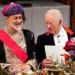 The King and Queen hosted a state banquet at Windsor Castle for the Sultan of Oman on his state visit to the UK