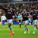 Jackson's Brace Propels Villa Past Manchester City 13 Nicholas Jackson leads the celebration after scoring against Manchester City