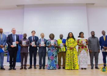 Ghana Pharmaceutical Policy Targets 60% Local Medicine Production 5 Minister for Trade, Agribusiness and Industry, Mad. Elizabeth Ofosu- Adjare and Some Delegates