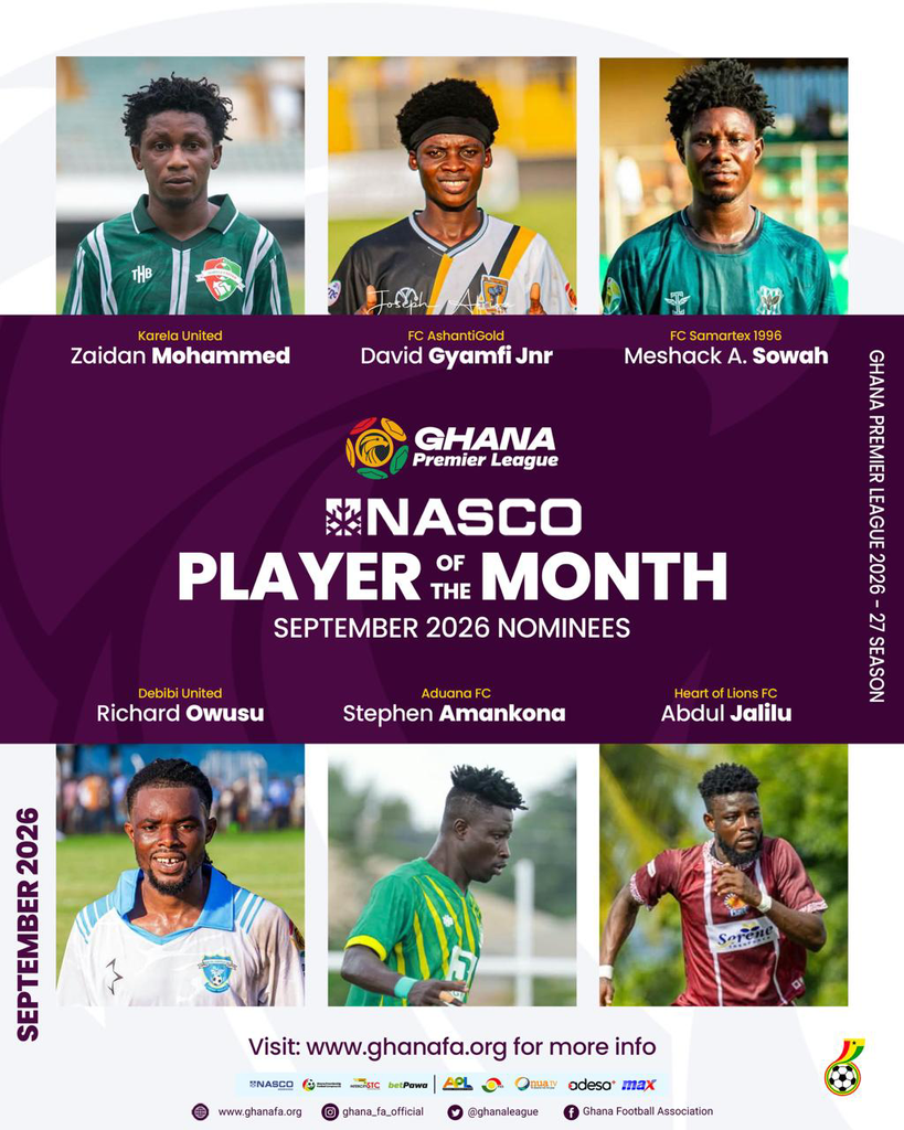 Six Players Vie for GPL NASCO Player of the Month Award 2 image 67