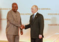 President John Dramani Mahama and  Vladimir Putin