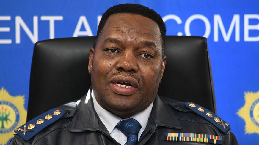 reinstated National Police Commissioner General Fannie Masemola