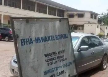 Three Units of Effia-Nkwanta Hospital shut down after staff member tests positive for COVID-19 1 effia nkwanta