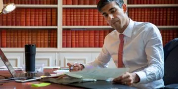 Chancellor of the Exchequer Rishi Sunak