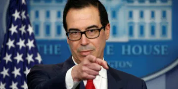 United States Treasury Secretary, Steven Mnuchin